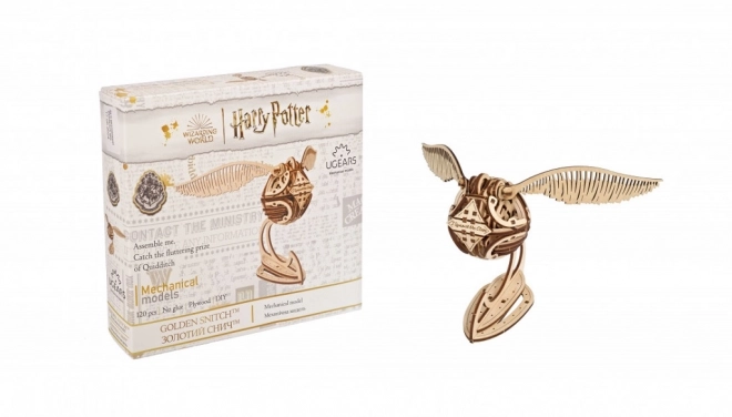 Ugears 3D drvene mehaničke slagalice Zlatna Zvrčka, Harry Potter