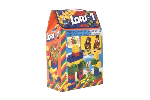 Građevinski set LORI 1 plast 50 komada u kutiji 19x28x10cm