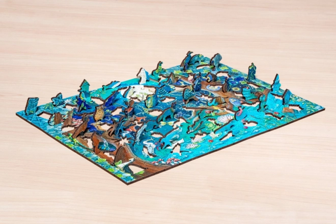 Drvene puzzle čarobna šuma 500 dijelova