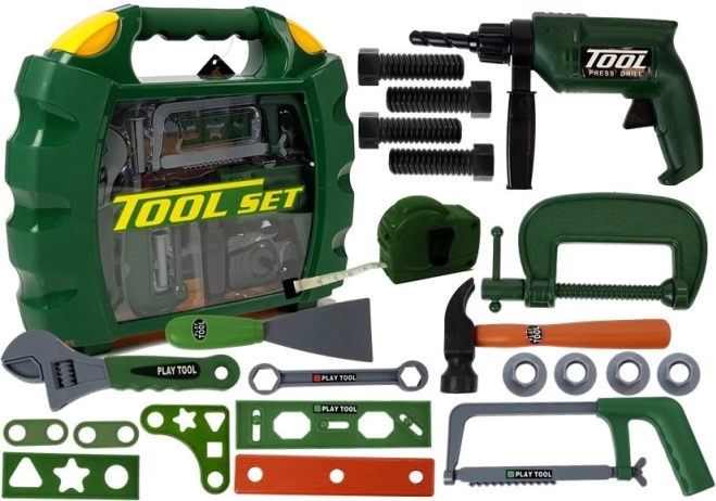 Set alata za male majstore u kovčežiću – zelena