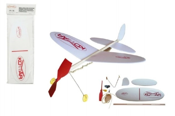 Avion Komar baciti model na gumu polistiren/drvo 38x31cm u vrećici