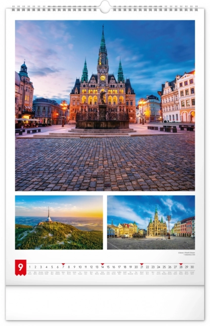 Zidni kalendar Moja domovina 2025, 33 x 46 cm
