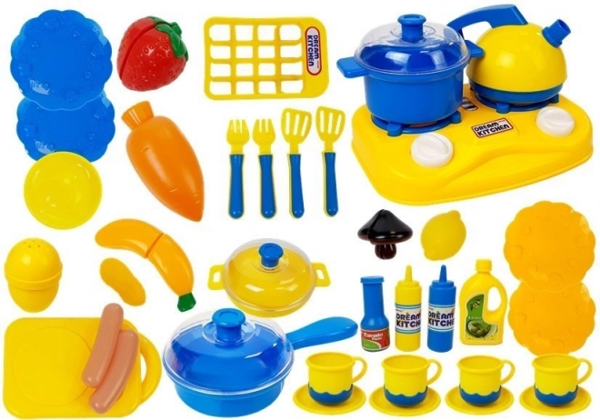 Set plastičnog posuđa Little Cook Pots