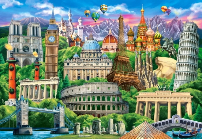 Puzzle Arhitektura 1000 dijelova