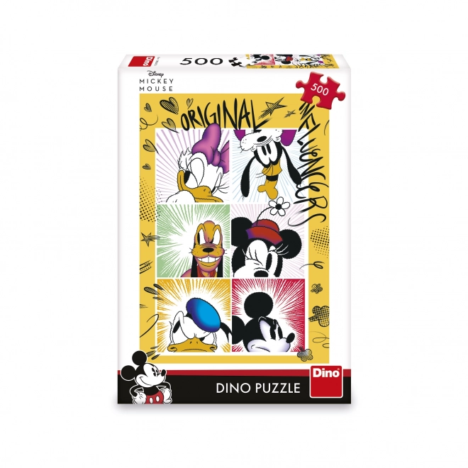 Puzzle Mickeyjeva ekipa 47x33cm 500 dijelova u kutiji 33,5x23x3,5cm