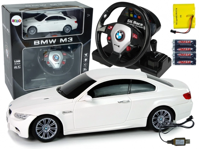 Trkaći auto na daljinsko upravljanje BMW M3 s volanom