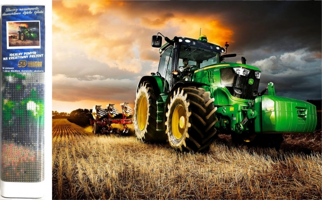 Set za dijamantno slikanje - traktor na polju