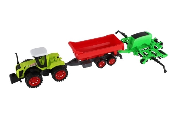 Traktor s prikolicom i vratima
