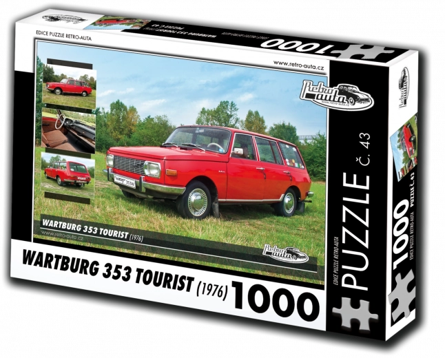 Puzzle Retro-auta Wartburg 353 Tourist (1976) – 1000 dijelova