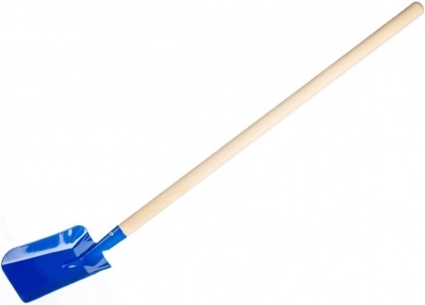Dječja lopatica s drvenom drškom 80 cm – Plava