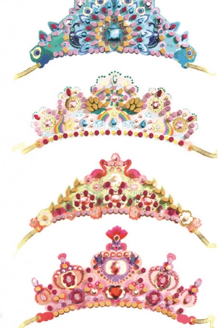 DJECO Sjajne krune za princeze DIY set
