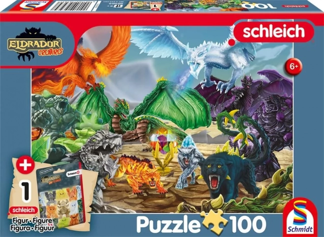 Puzzle Eldrador: Bitka za super kristal s figuricom
