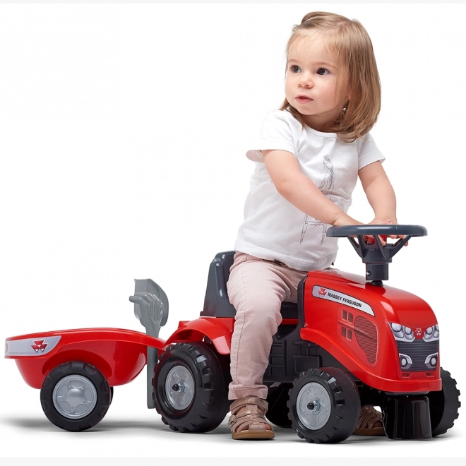 Guralica traktor Massey Ferguson crvena s volanom i