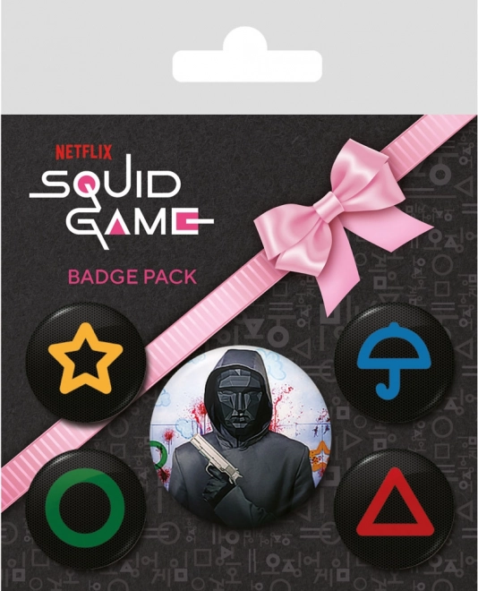 Set bedževa SQUID GAME (5 kom)