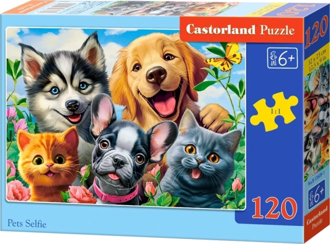 Castorland puzzle životinjski selfie 120 dijelova