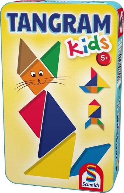 tangram za djecu u limenoj kutiji schmidt