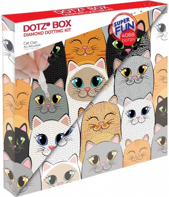 Set Diamond Dotz - Mačji klan