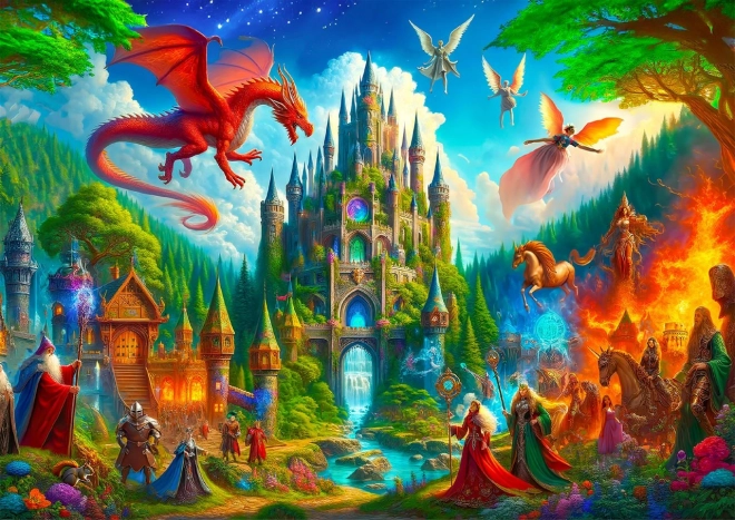 Drvene puzzle Fantasy Dvorac 1010 dijelova