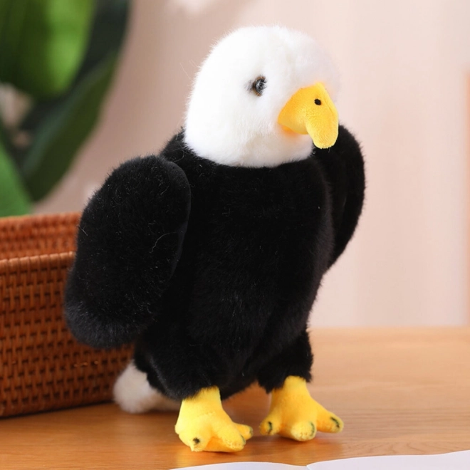 Plišani orao crno-bijeli 25 cm