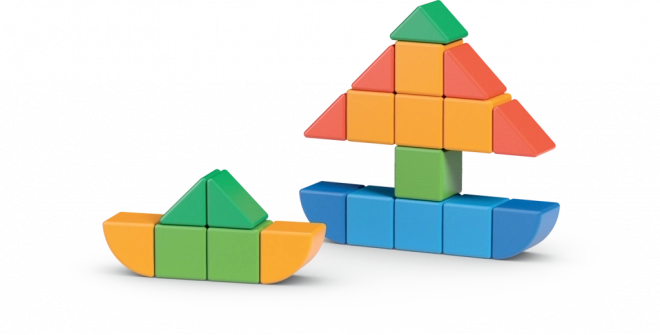 GEOMAG Magnetne kocke Magicube Shapes - Svijet 32 dijela