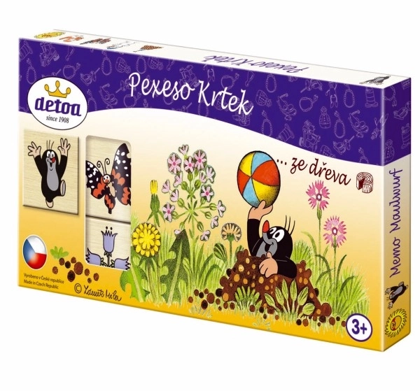 Drveno pexeso Krteček - 36 dijelova