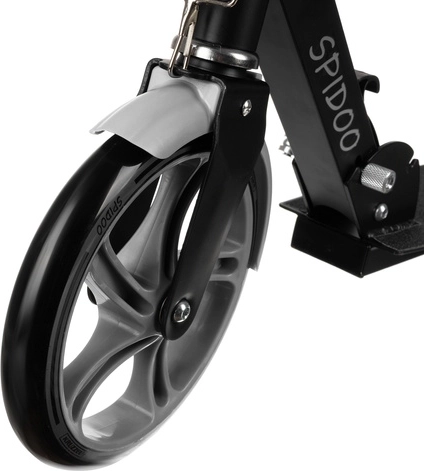 Sklopivi gradski romobil za djecu s velikim kotačima (200 mm) – siva
