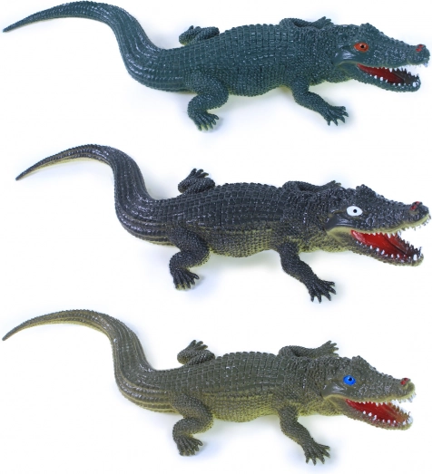 plastični krokodil 38 cm – realistična igračka za djecu, 3 vrste