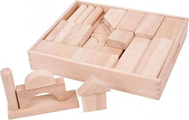 Velike drvene kocke za djecu Bigjigs