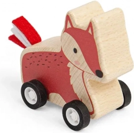 Bigjigs Toys Drveno navijajuće životinjce