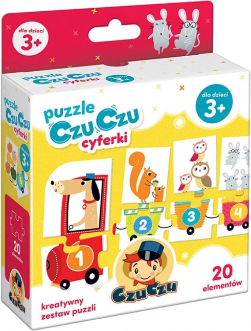 CzuCzu puzzle vlak s brojevima – učenje zbrajanja