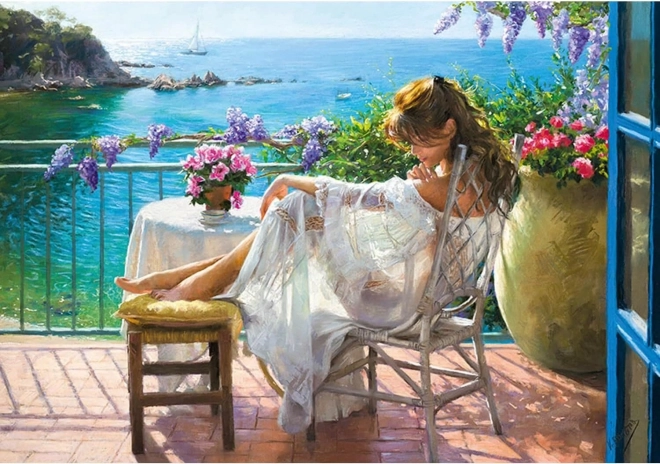 Puzzle CHERRY PAZZI Ljepotica uz plavo more 2000 dijelova