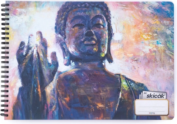 Skicirka A4 40 listova 190 g Budha