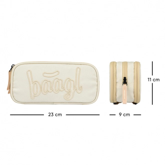Studentski pernica Beige