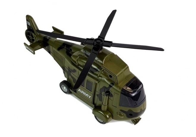 Vojni spasilački helikopter 1:16 Kuka Svjetla Zvuk
