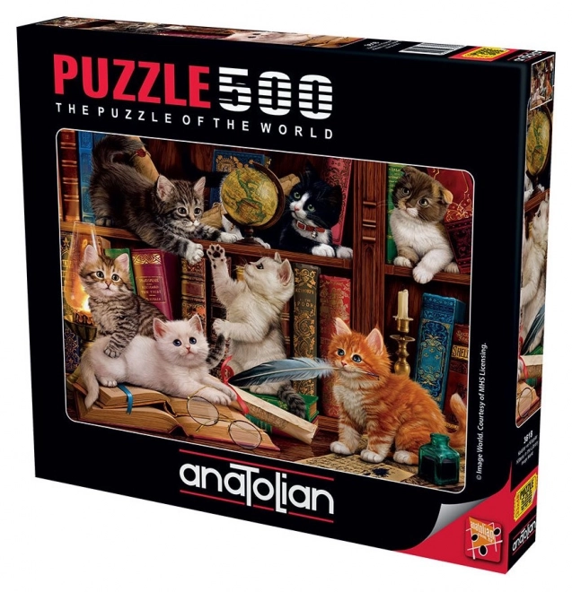 Puzzle Mačkice u knjižnici 500 komada