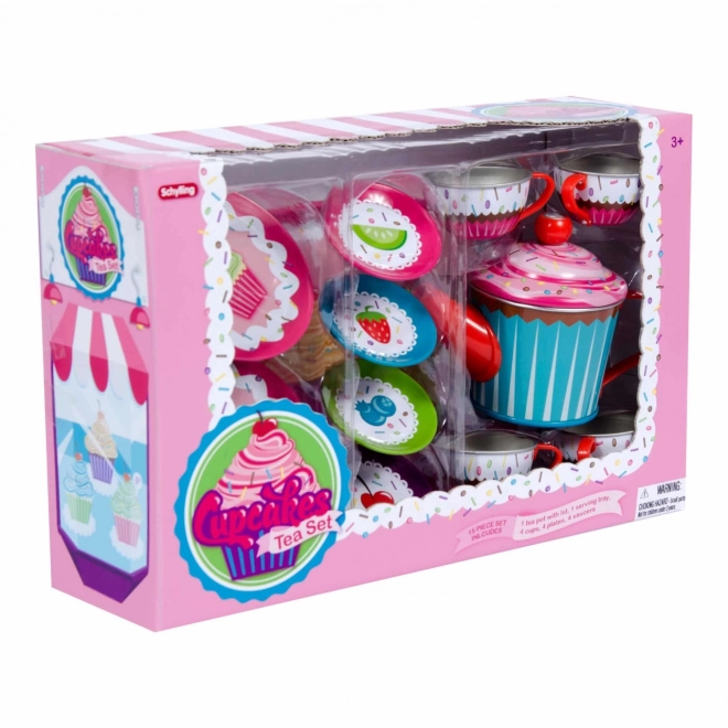 Dječji čajni set s motivom muffina
