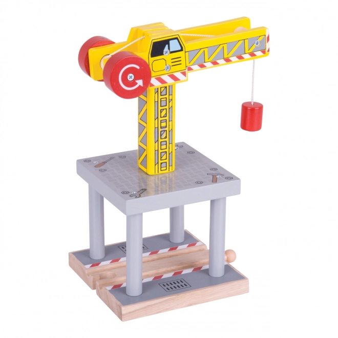 Bigjigs Rail Veliki žuti dizalica