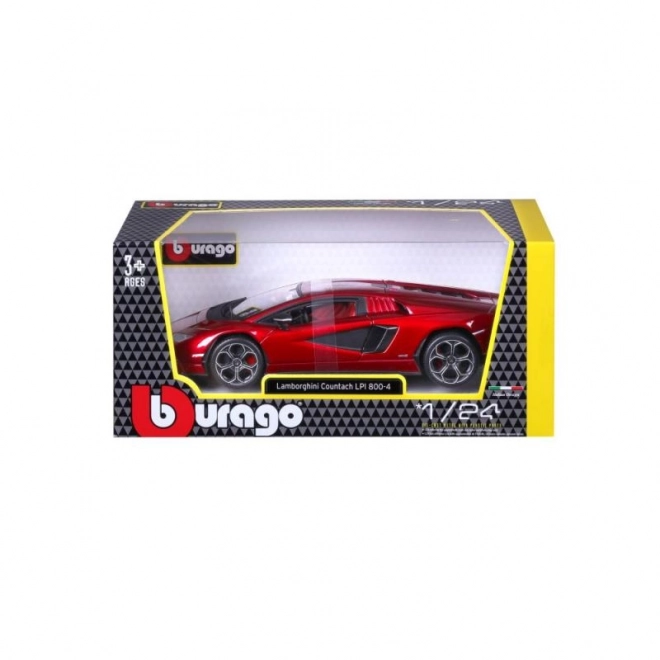 Bburago 1:24 Plus - Lamborghini Countach LPI 800-4 - Crvena
