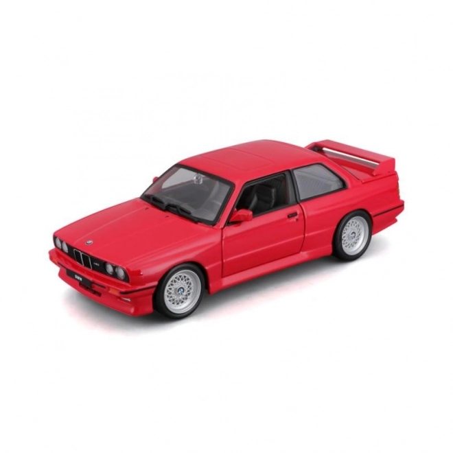 Metalni autić BMW 3 Series M3 1988 crvena