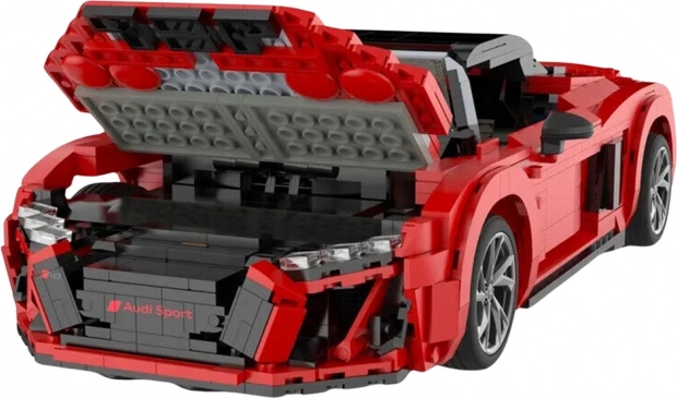 Konstrukcijska građevna igračka Auto RC 1:14 Audi R8 Spyder 1440 dijelova