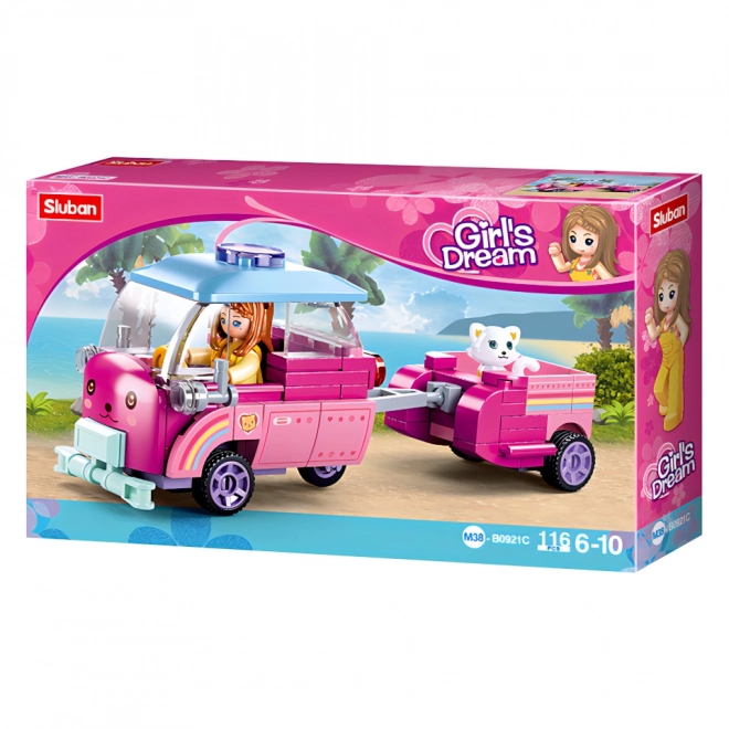 Sluban Girls Dream M38-B0921C Mačja kola