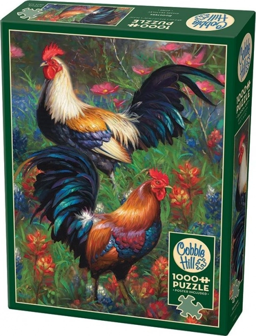 COBBLE HILL Puzzle Pijetlovi 1000 komada