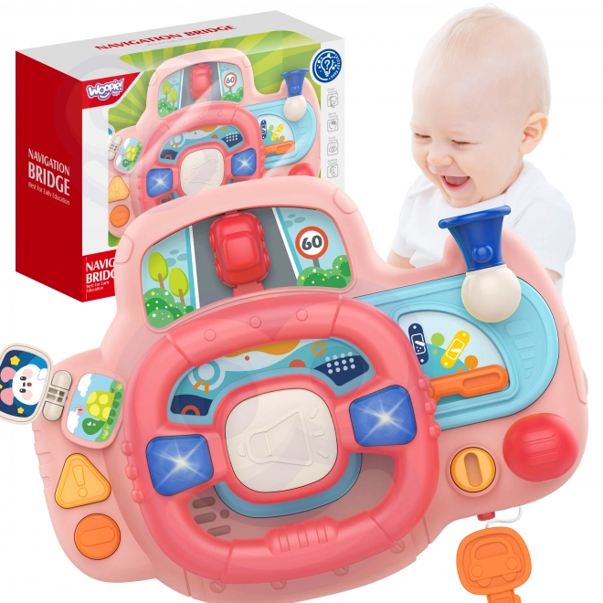 Interaktivni volan za bebe WOOPIE s osvjetljenjem i zvukom