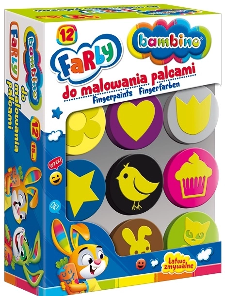 BAMBINO Boje za prst 12 boja