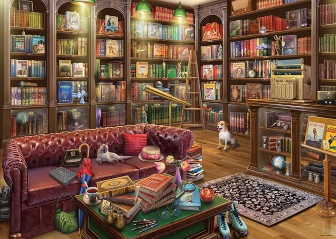 Puzzle Udobna knjižnica 1000 komada Ravensburger