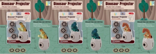 Projektor s dinosaurom Zeleni