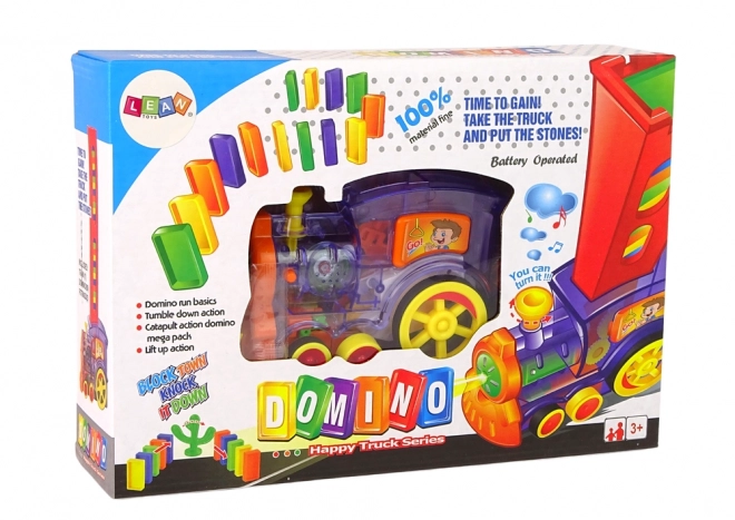 Interaktivni vlakić domino s prozirnim zvukom