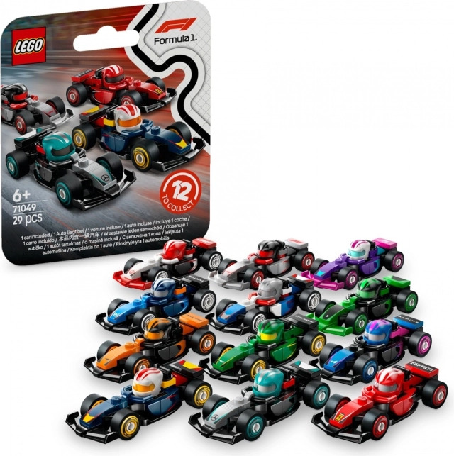Kolekcionarski bolid F1 LEGO 71049 (displej 36 kom)