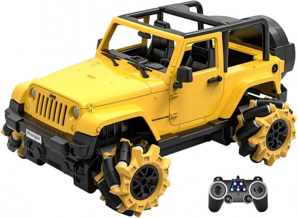 Auto na daljinsko upravljanje Jeep Double Eagle 1:16 (žuto, drift)