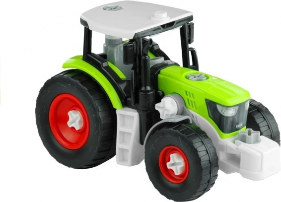 Sklopivi traktor s prikolicom za drvo